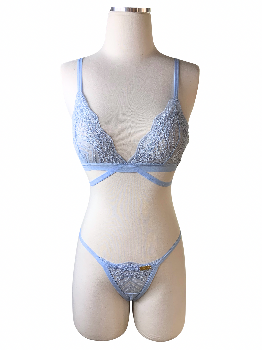 Veronica Blue Lingerie Set