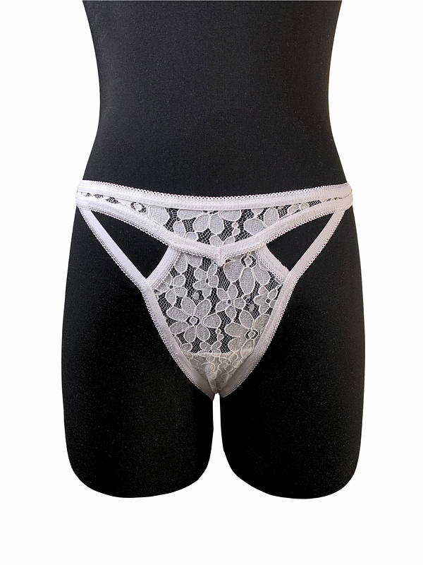 Peaceful White Thong