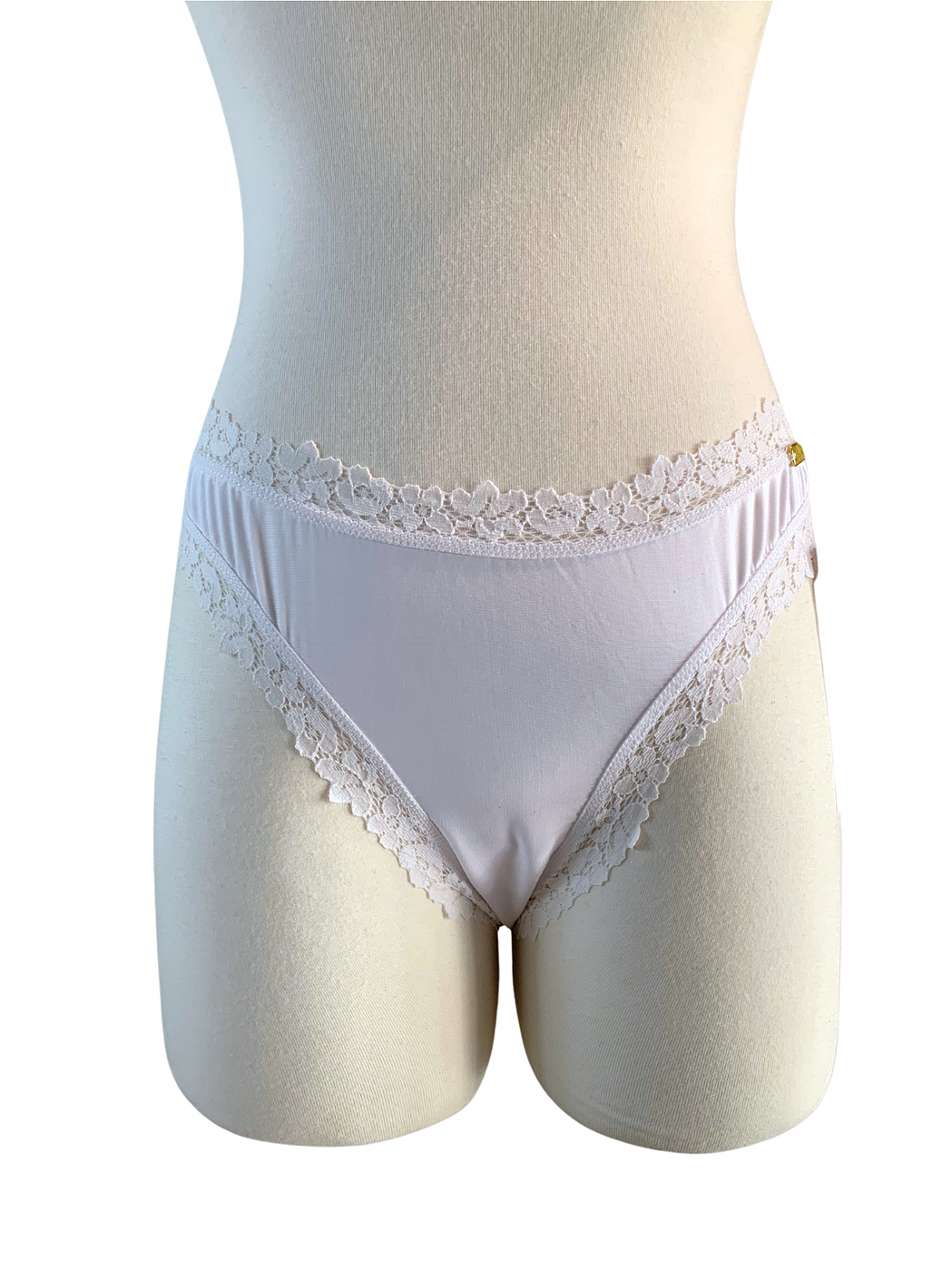 Daily Use White Microfiber Thong - Image 2