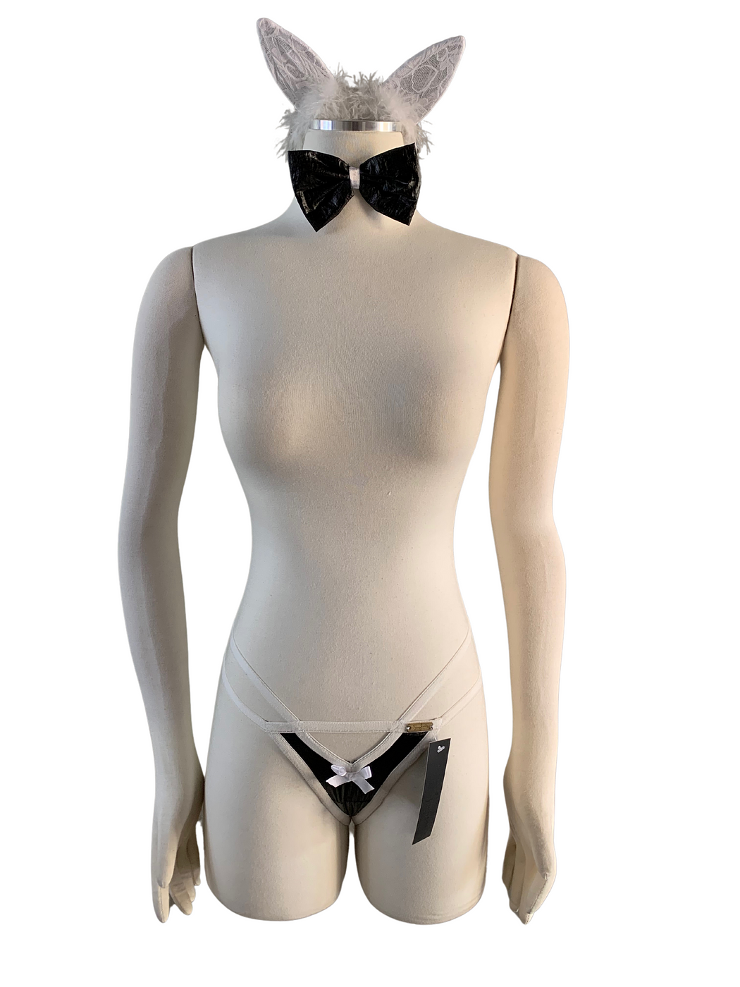 Fancy Black Bunny Sexy Set