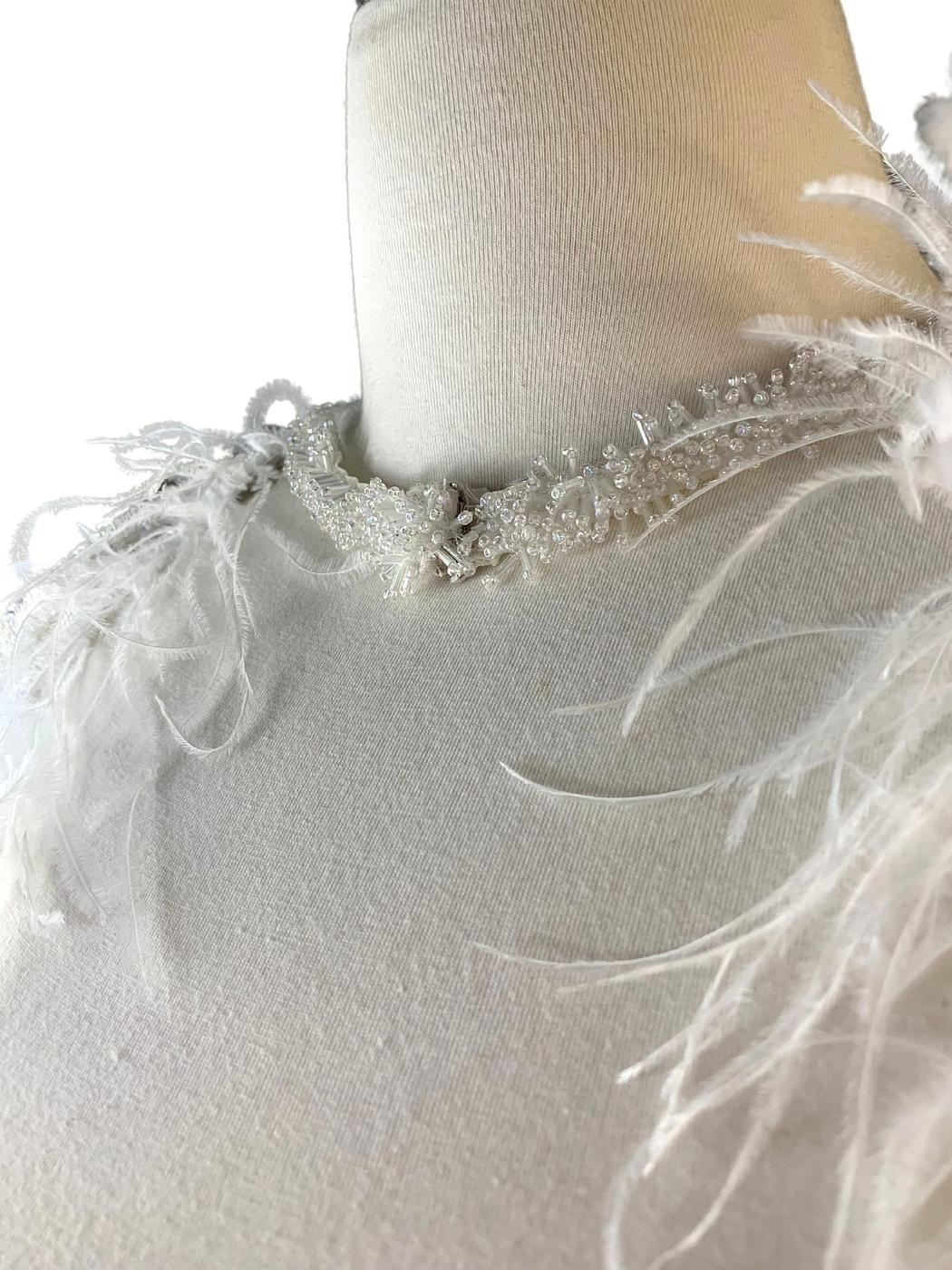 100% Handmade Bridal Majestic Cape - Image 3