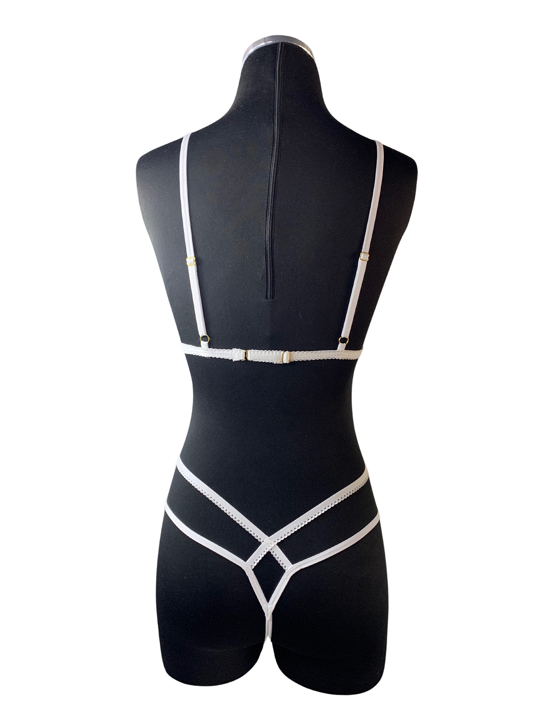 Fancy Sinner White Signature Uncovered Lingerie Set - Image 4