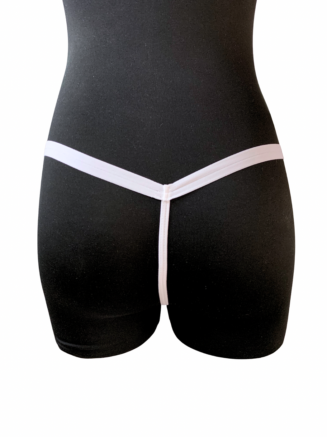 Seamless Workout White Thong - Image 2