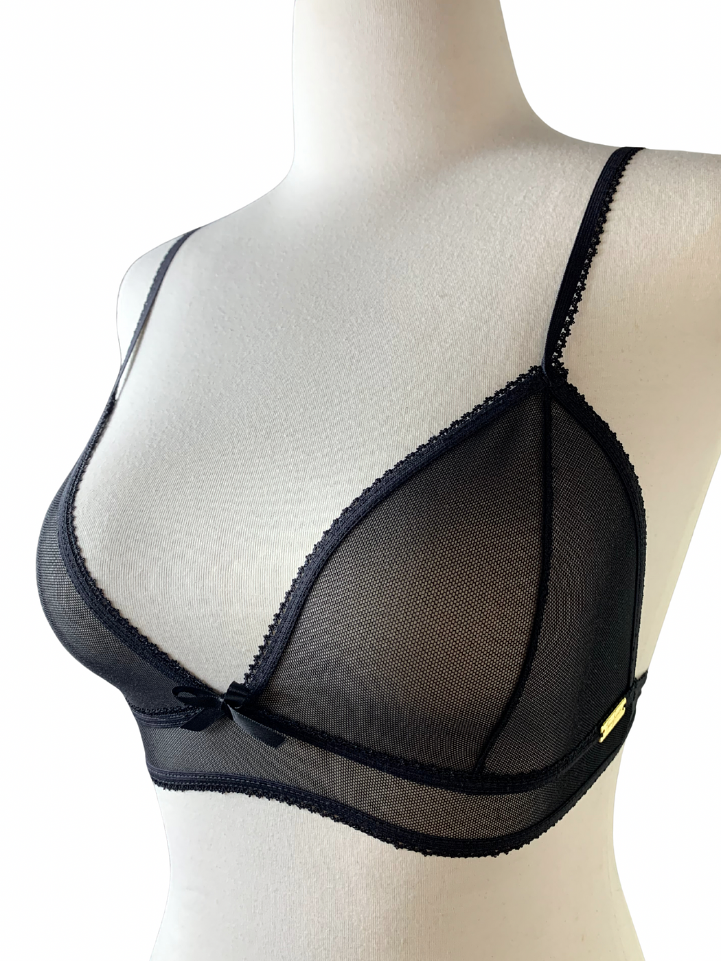 Sexy Mesh Black Lingerie Set - Image 3