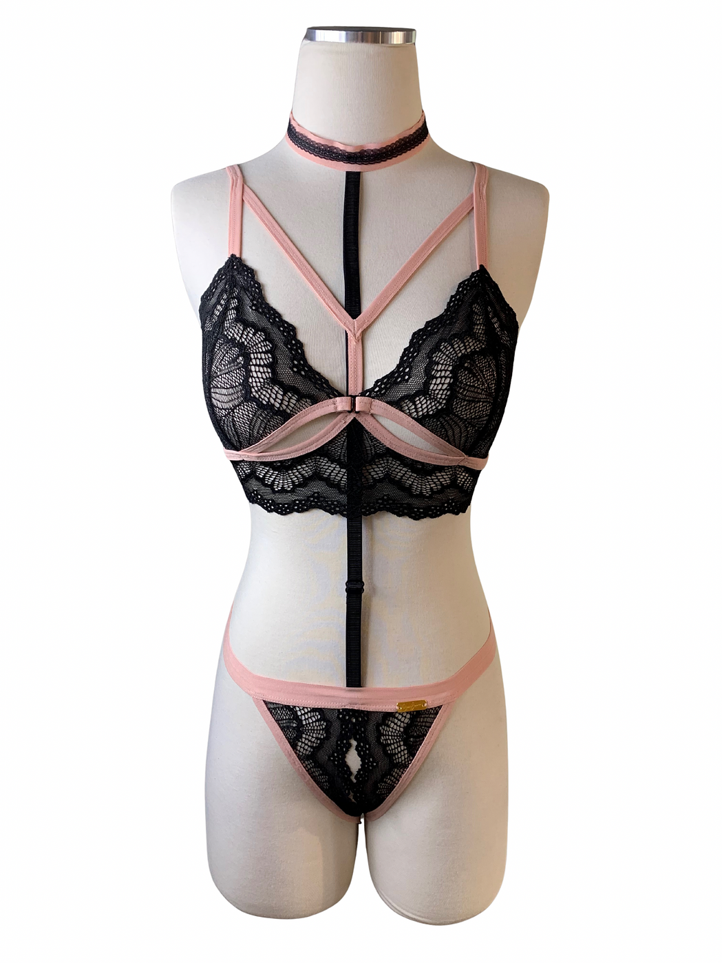 Naked Intention Crotchless Set