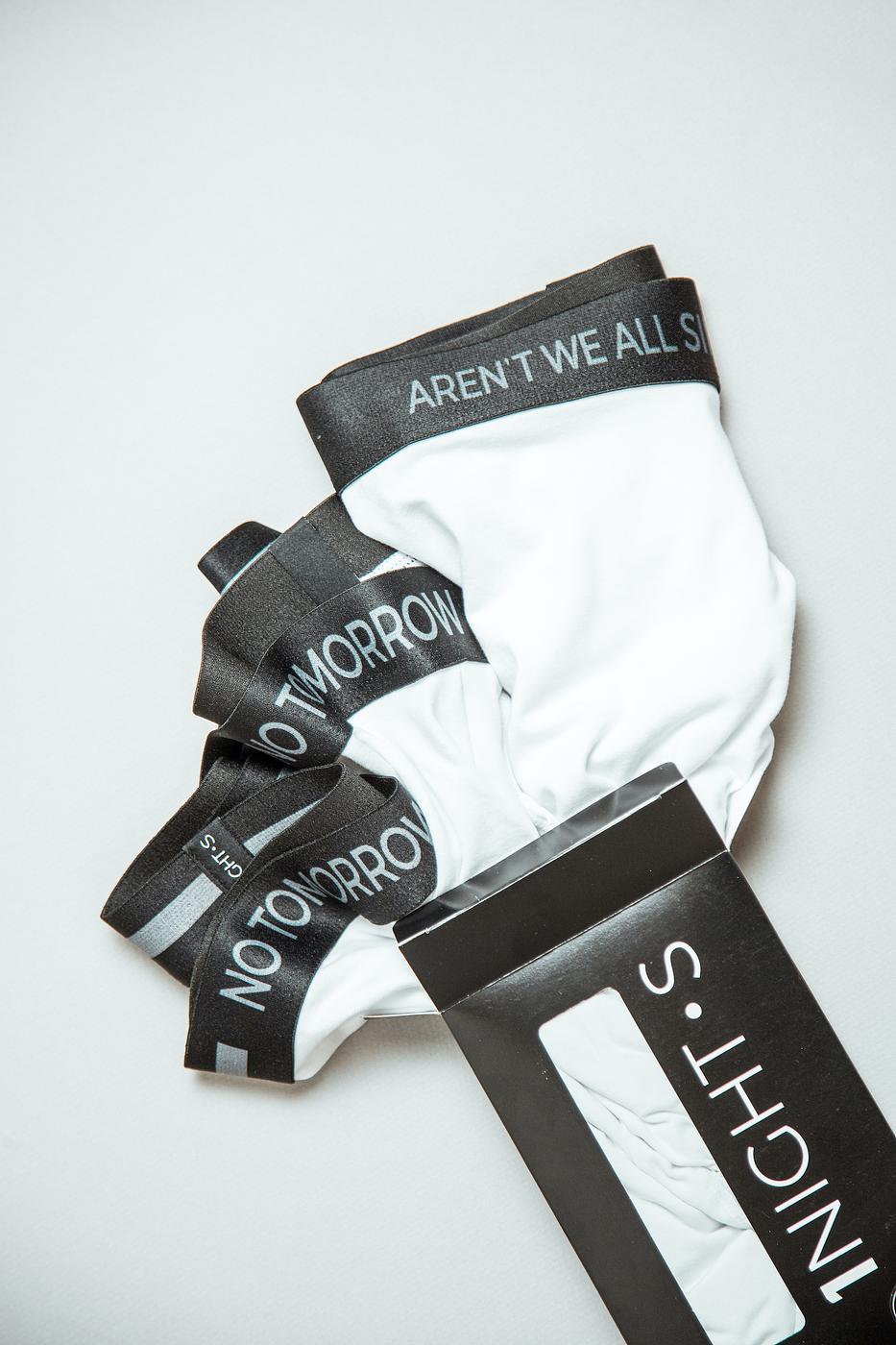 3 Pack White Cotton Boxer Briefs