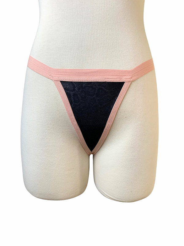 Seamless Workout Color Block Thong