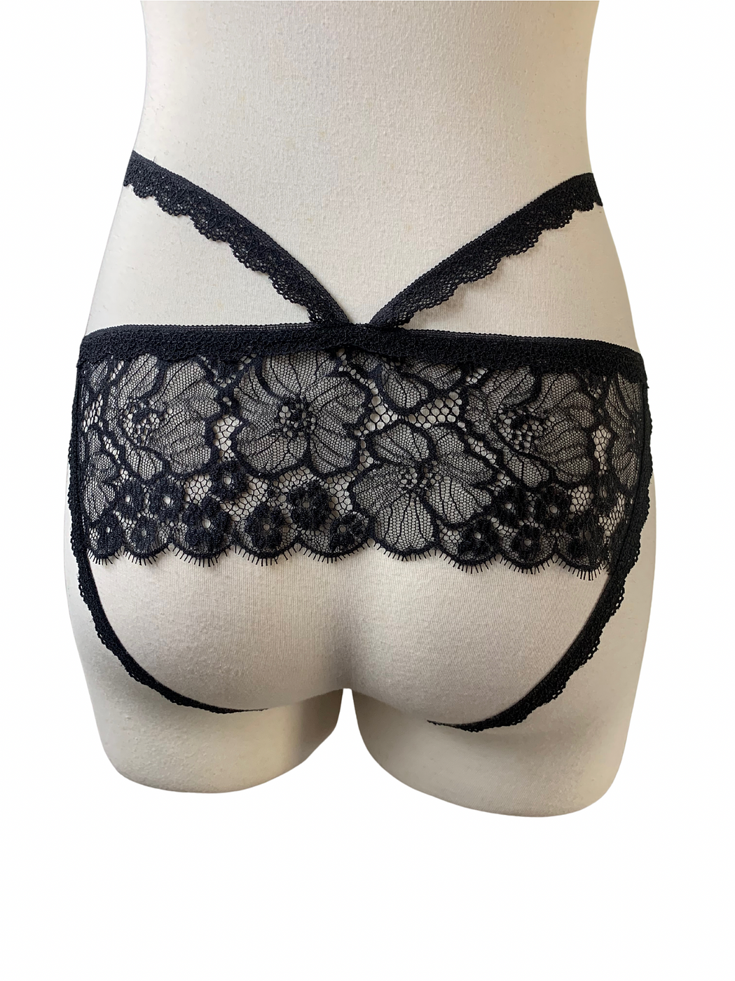 Black Sinner Crotchless Panty - Image 2