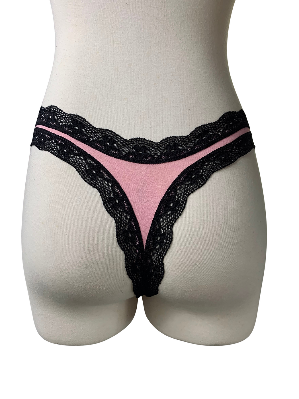 Daily Use Pink & Black Thong
