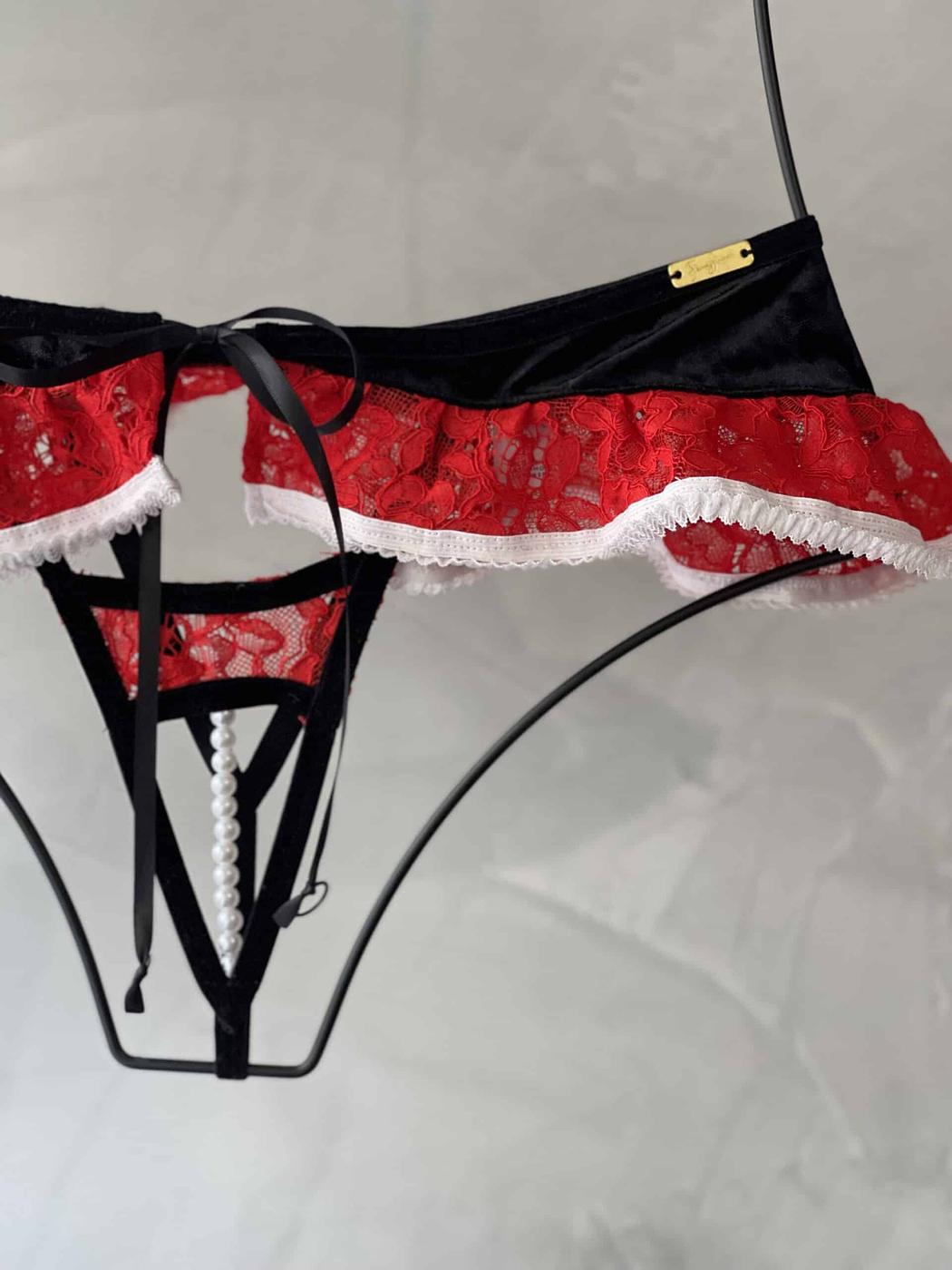 Naughty Santa Crotchless Pearls - Image 2