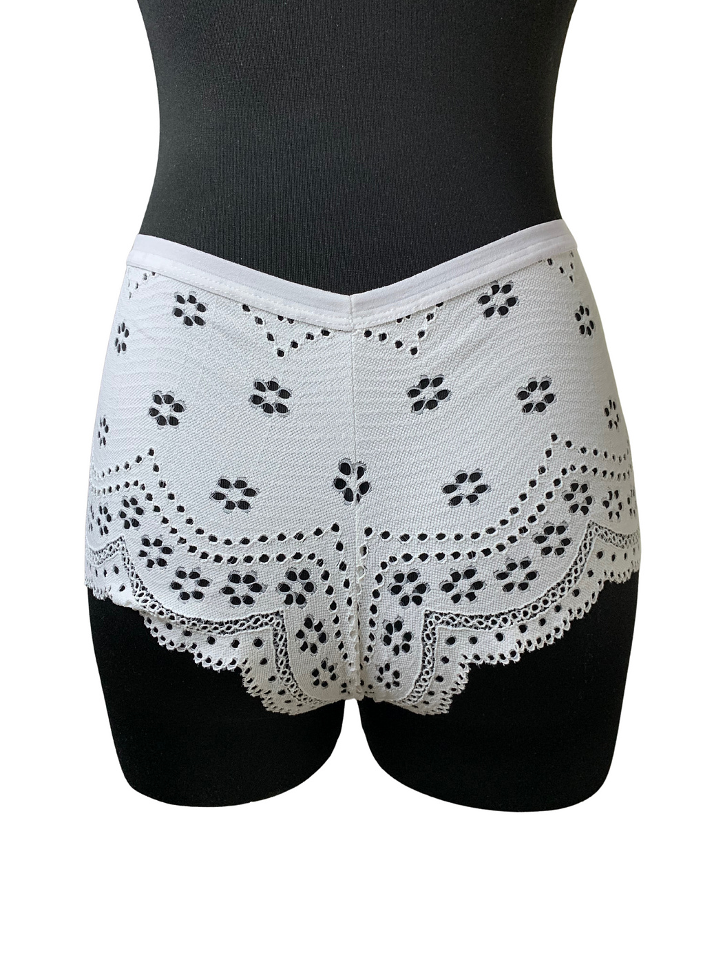 Covered Cheeky White Panty - Image 2