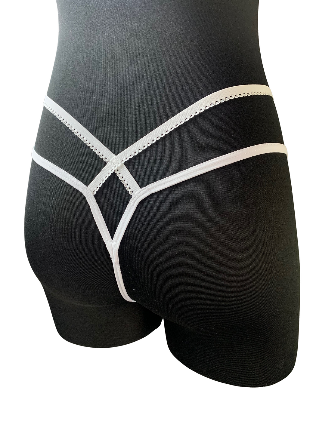 Fancy Sinner White Signature Uncovered Lingerie Set - Image 5