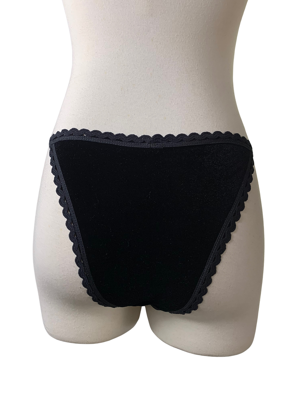 Black Infinite Velvet Panty - Image 2