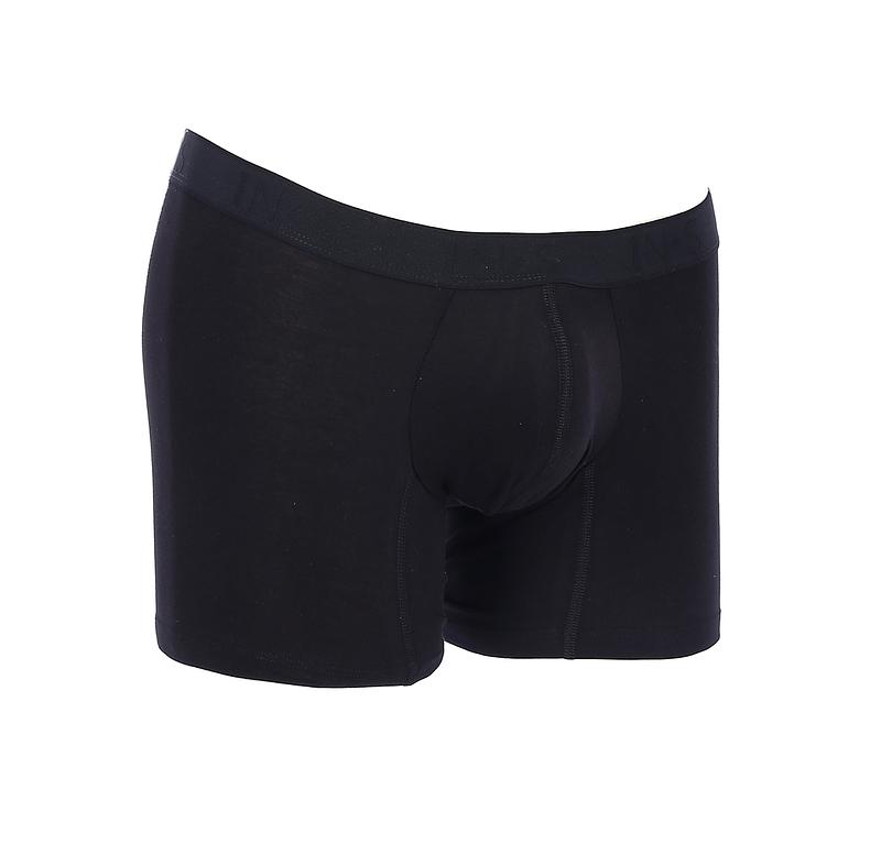 “1N.S” Jacquard Elastic Black Cotton Trunk