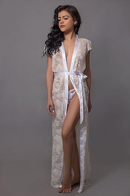 Whisper White Limited Edition Kimono+Slip - Image 2