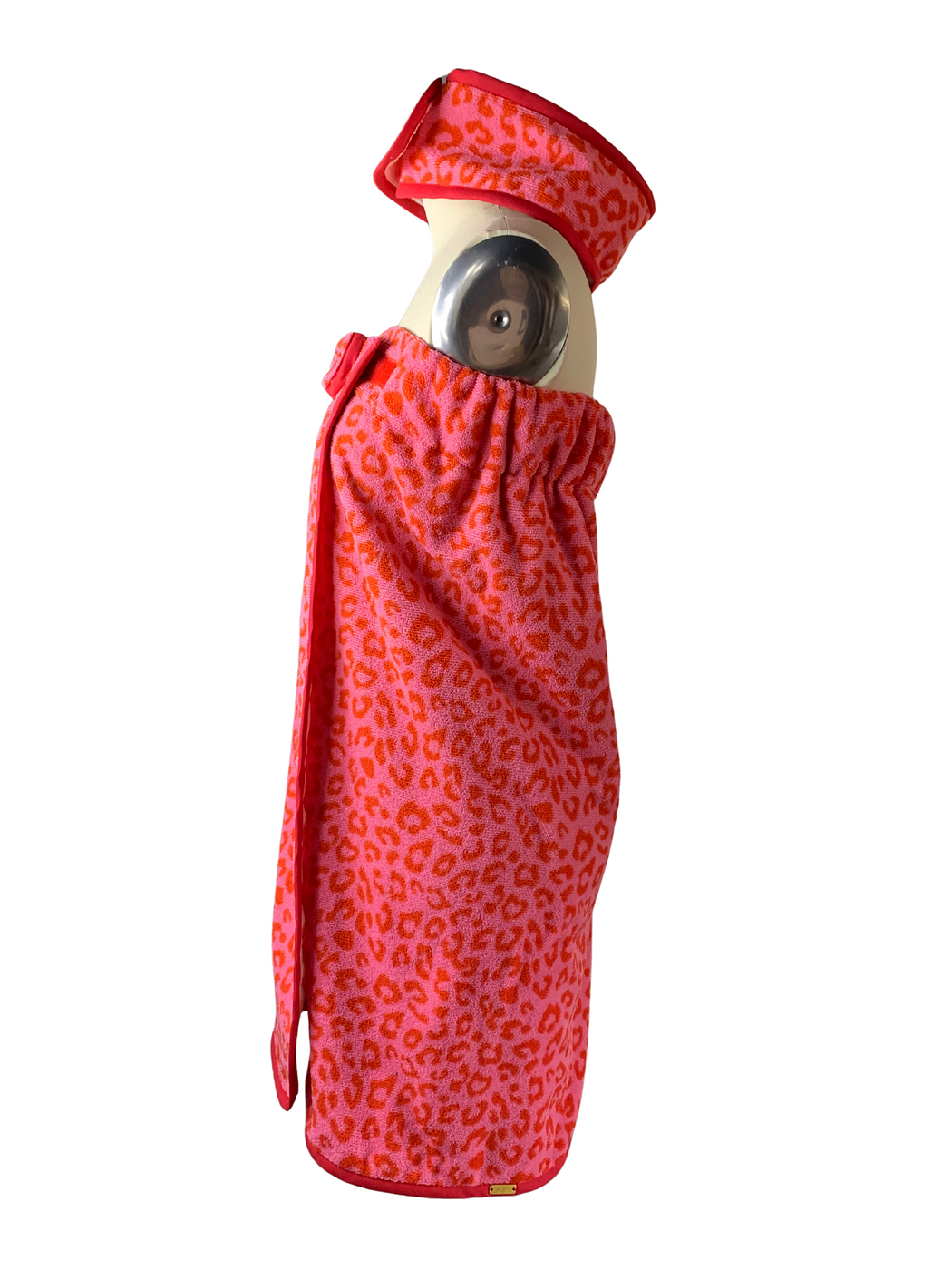 Getting Ready Pink & Red Cheetah Towel Set - Image 2