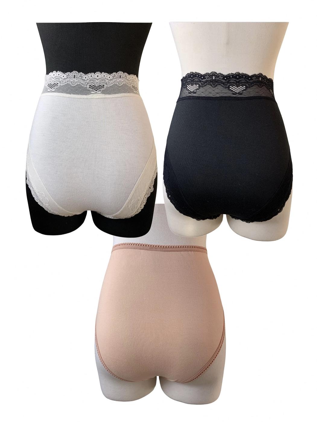 Daily Use High Waisted 3 Panties Pack