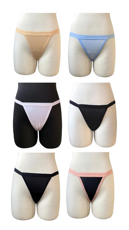 Seamless Workout 6 Pack Thongs