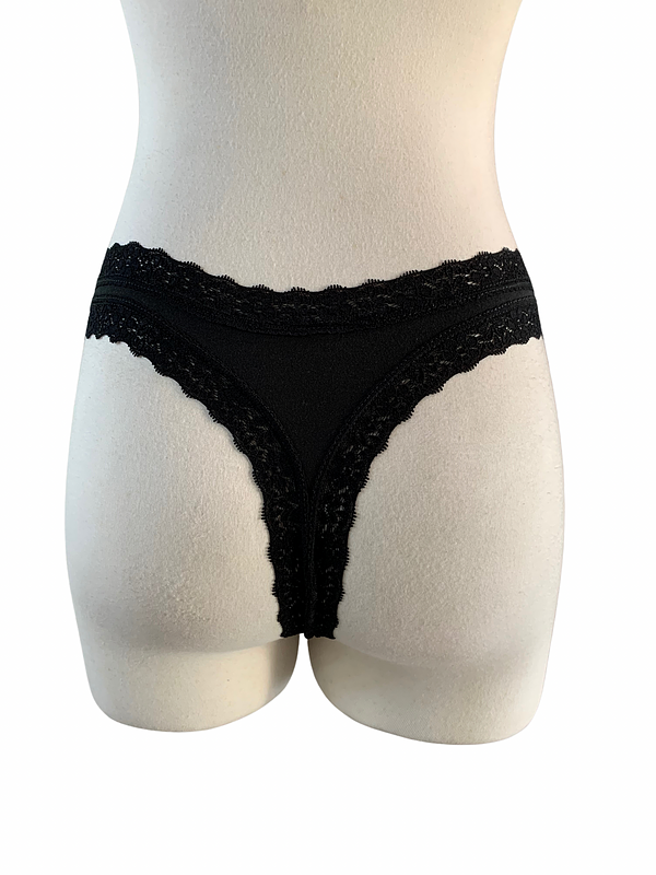 Daily Use Black Thong
