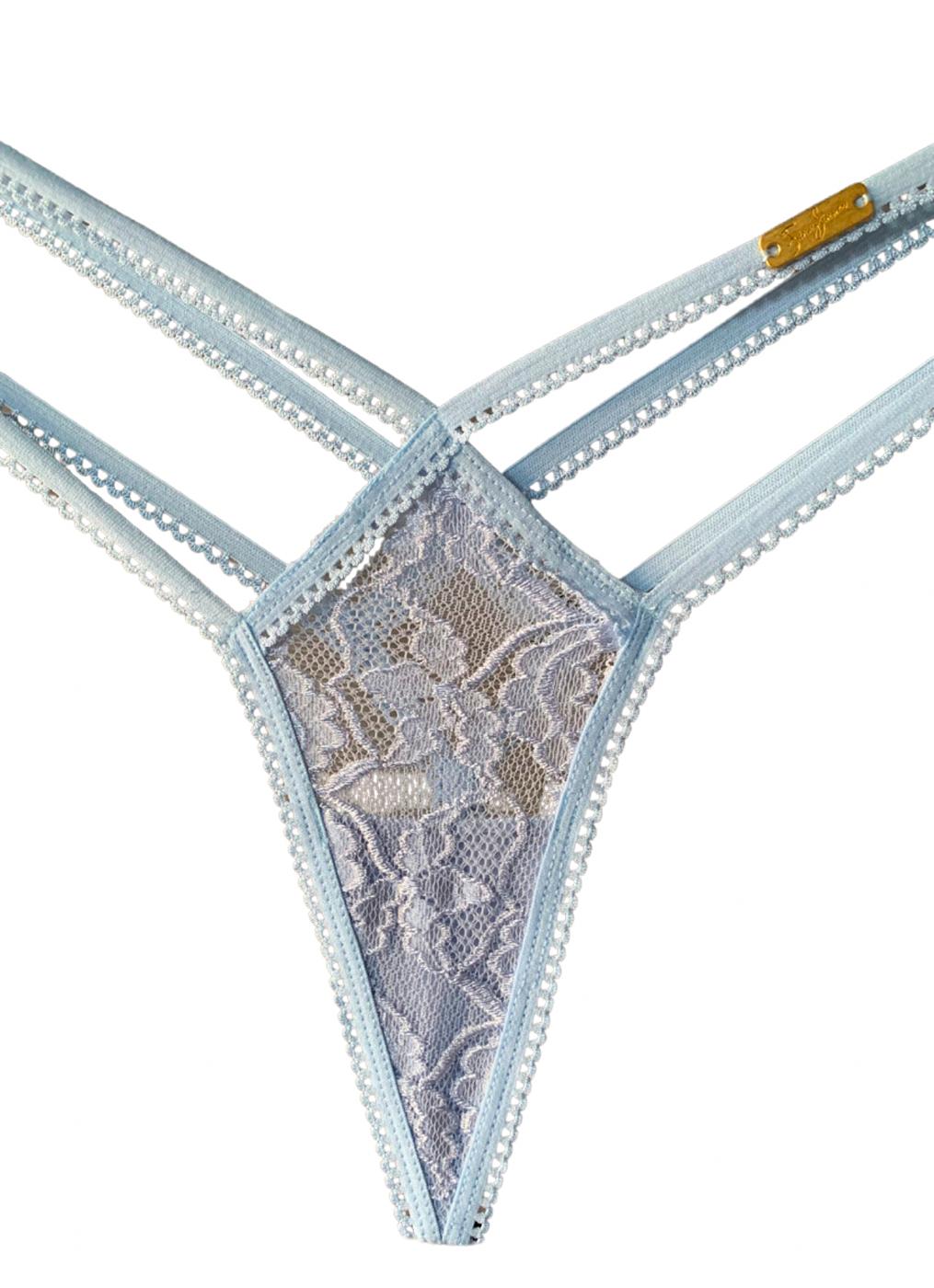 Baby Blue Signature Lingerie Set - Image 3