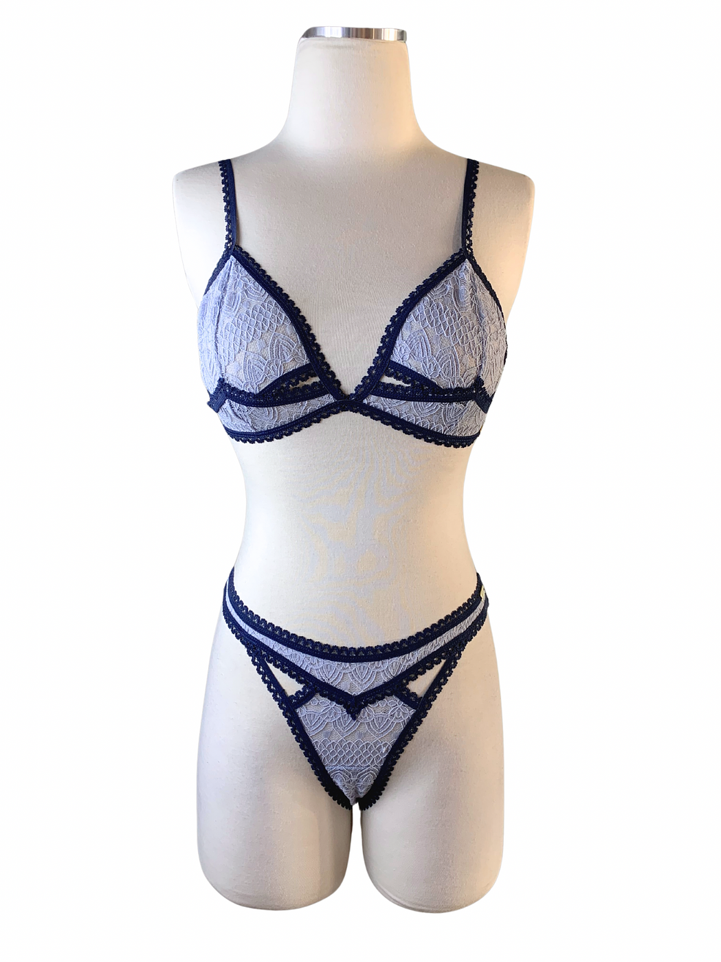 Peaceful Blue Lingerie Set