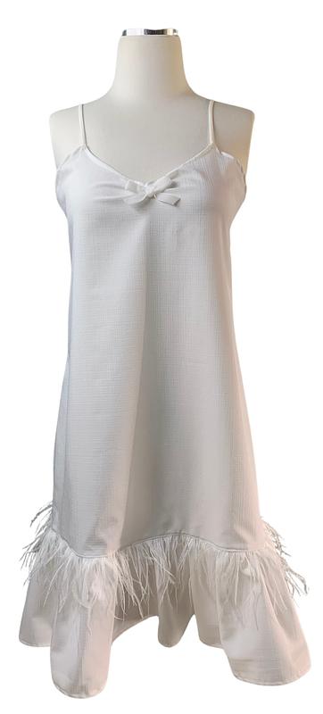 White Feather Getting Ready Slip