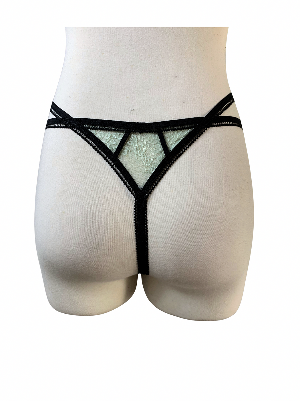Mint Color Block Thong - Image 2
