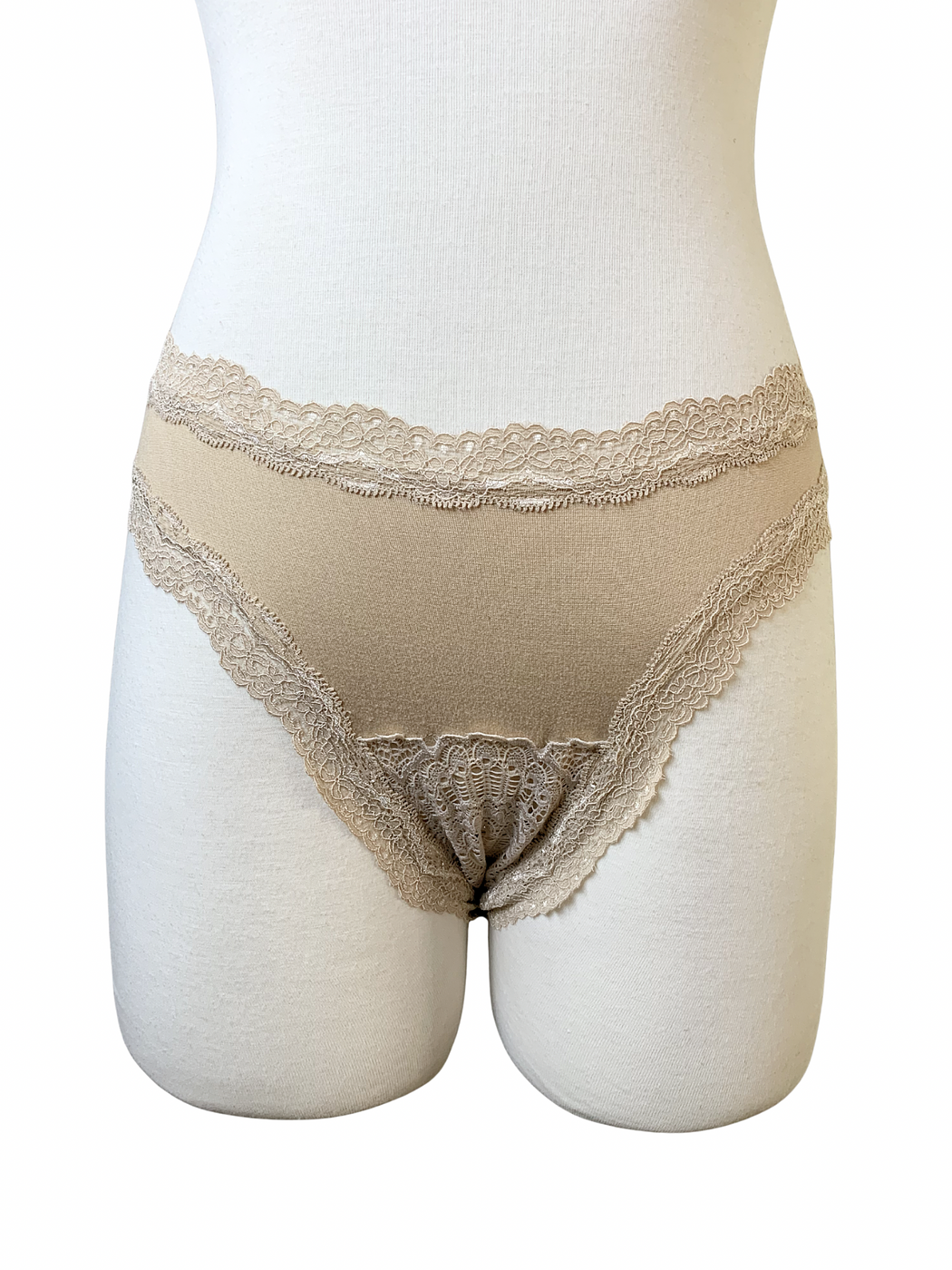 Fancy x Ally Nude Cotton Lace Panty - Image 2
