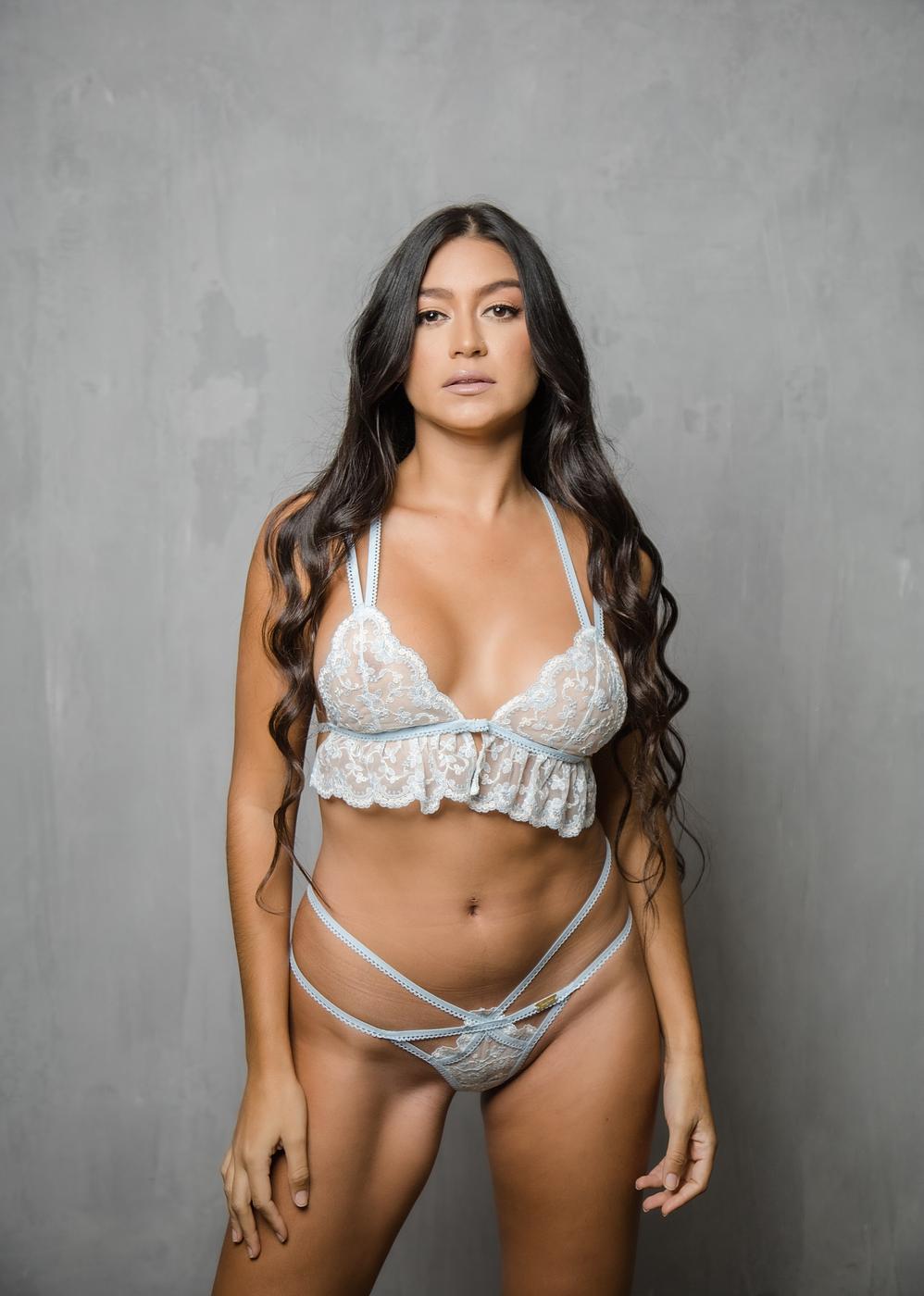 Flying Lily Lingerie Set