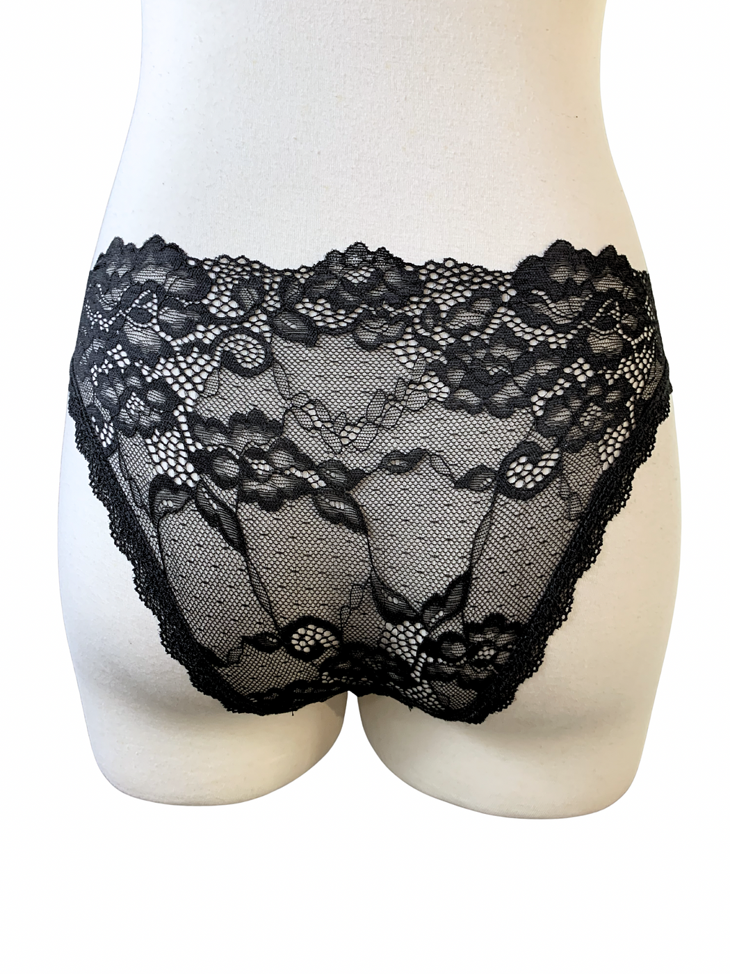 Fancy x Ally Black Lace Panty