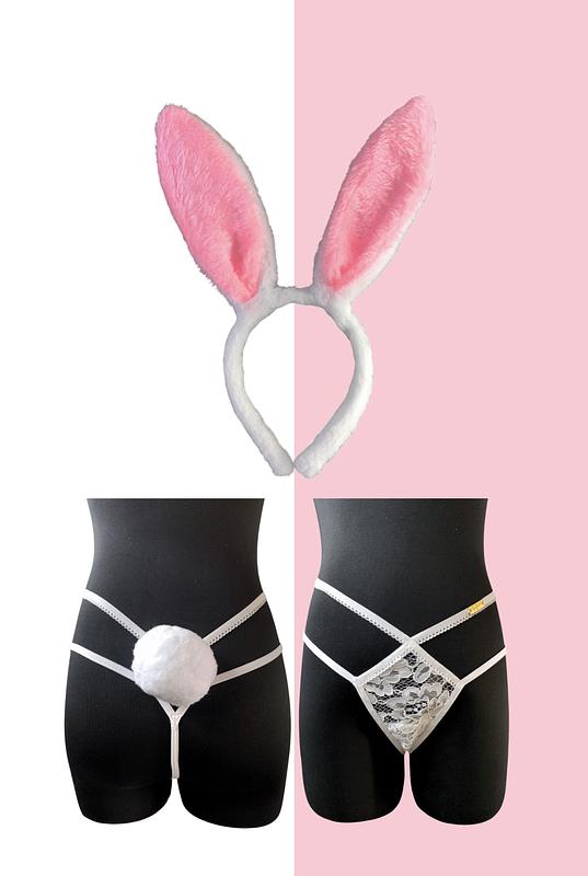 White Bunny Soft Set