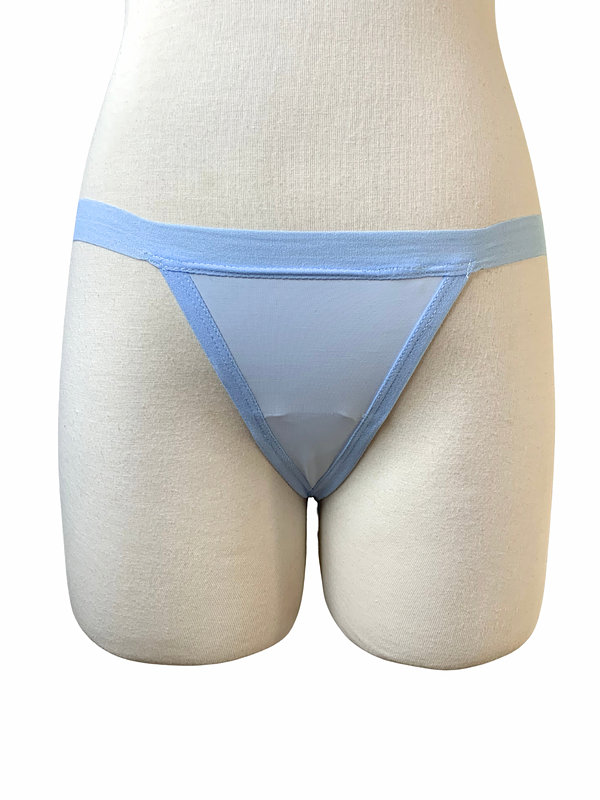 Seamless Workout Baby Blue Thong