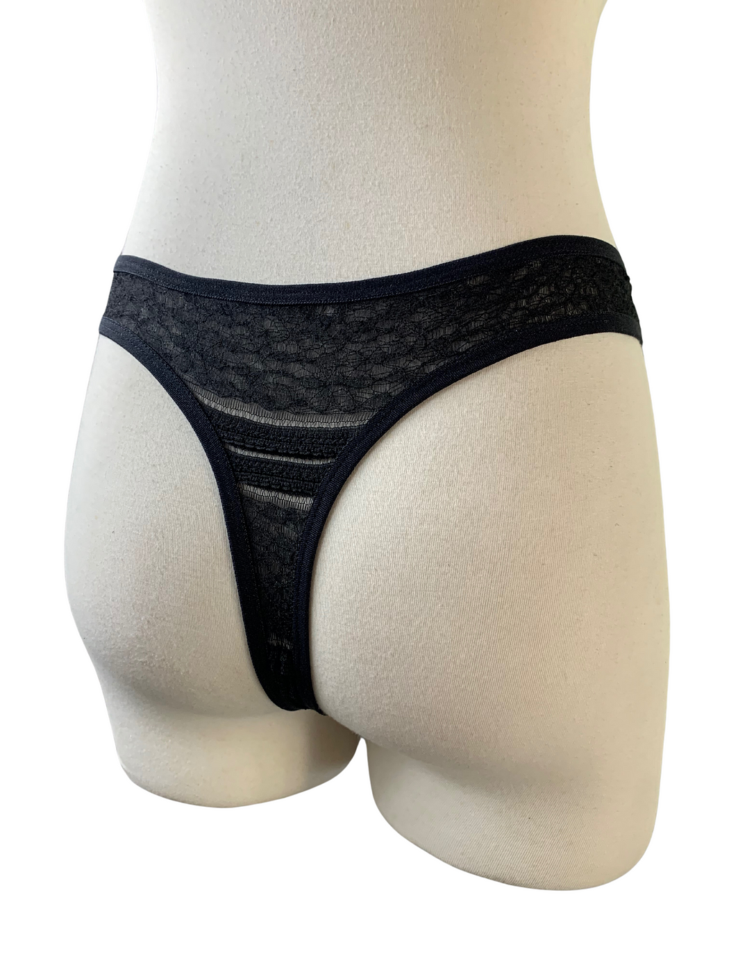 Comfy Bunny Black Thong