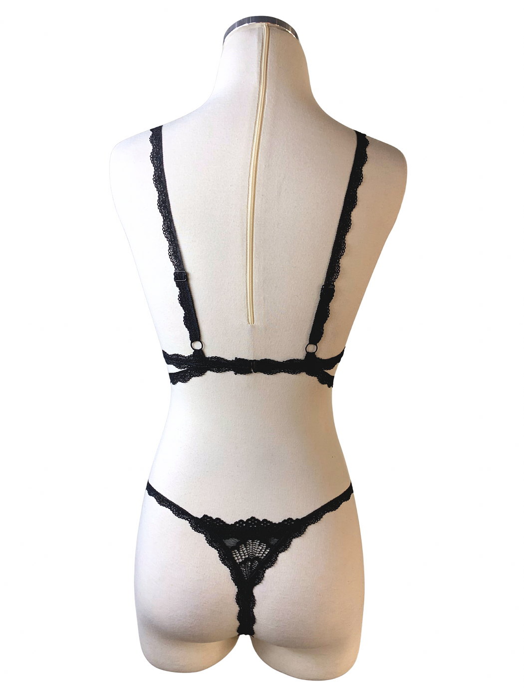 Veronica Black Lingerie Set - Image 2