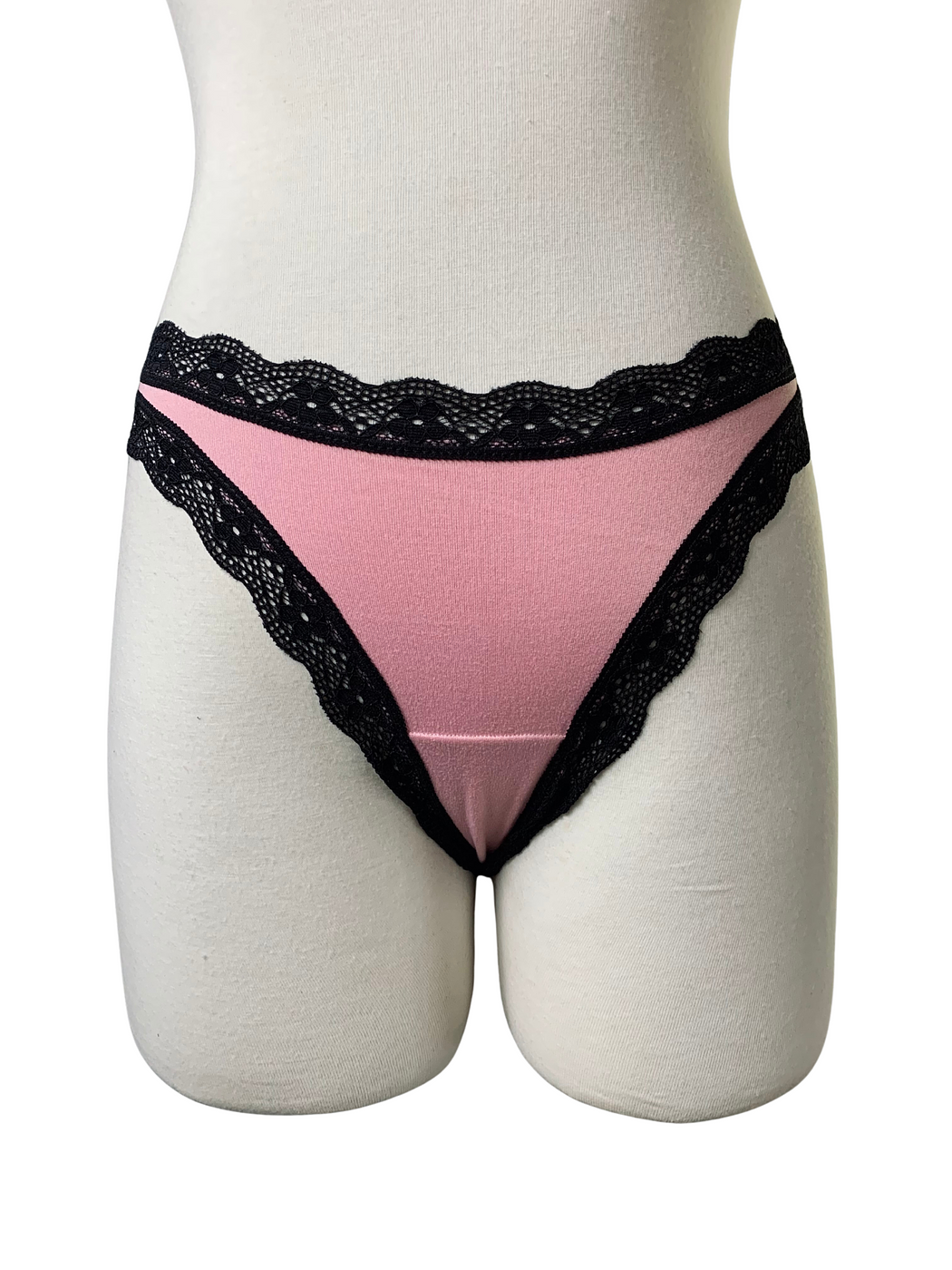 Daily Use Pink & Black Thong - Image 2