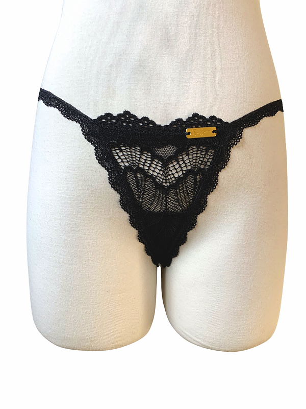 Veronica Black Thong