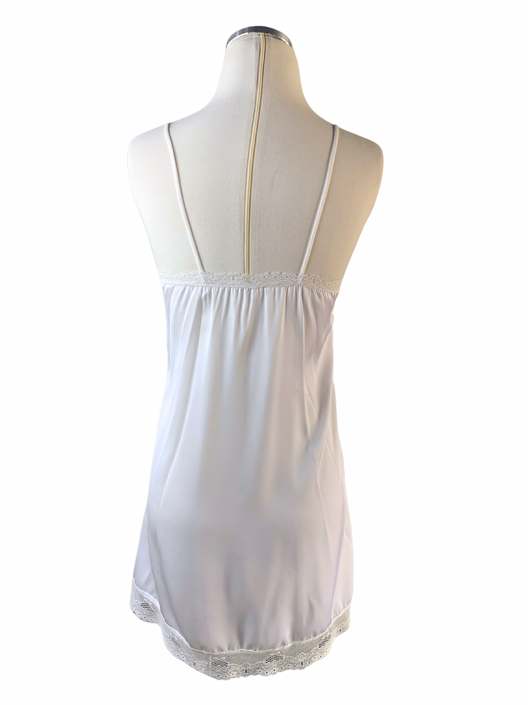 Sleep With Me White Slit Slip - Image 2