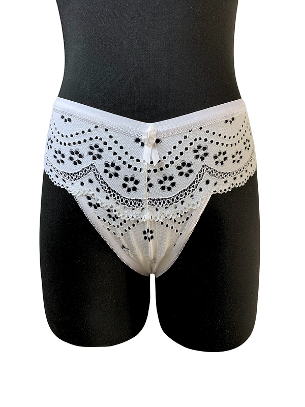 Chicness On Point White Thong