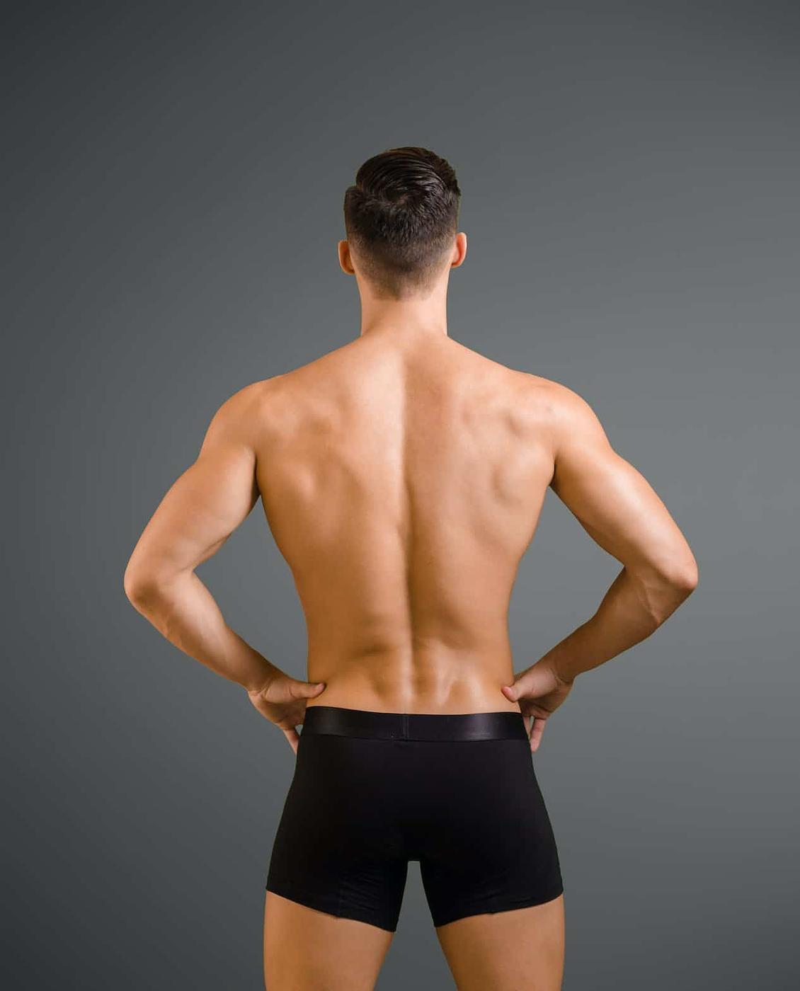 "AREN'T WE ALL SINNERS?" Black Cotton Trunk - Image 2