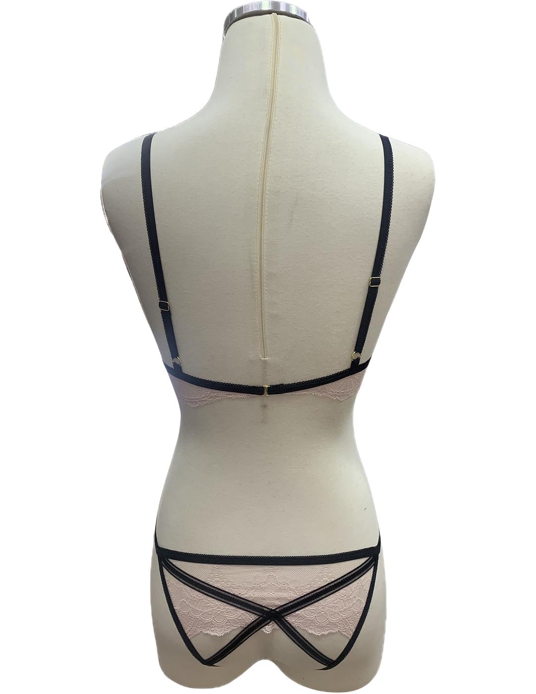 Petal Lace Crotchless Set - Image 2