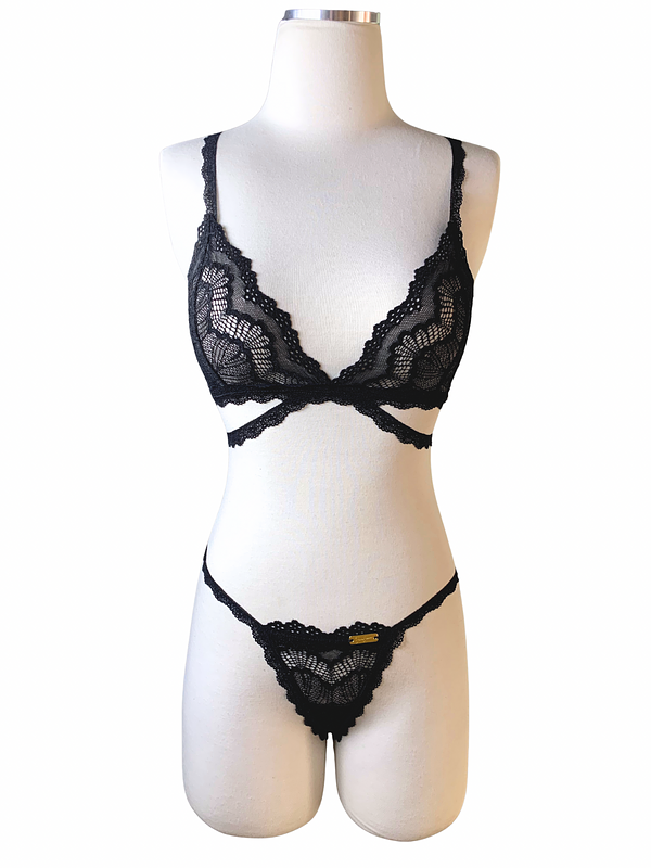 Veronica Black Lingerie Set