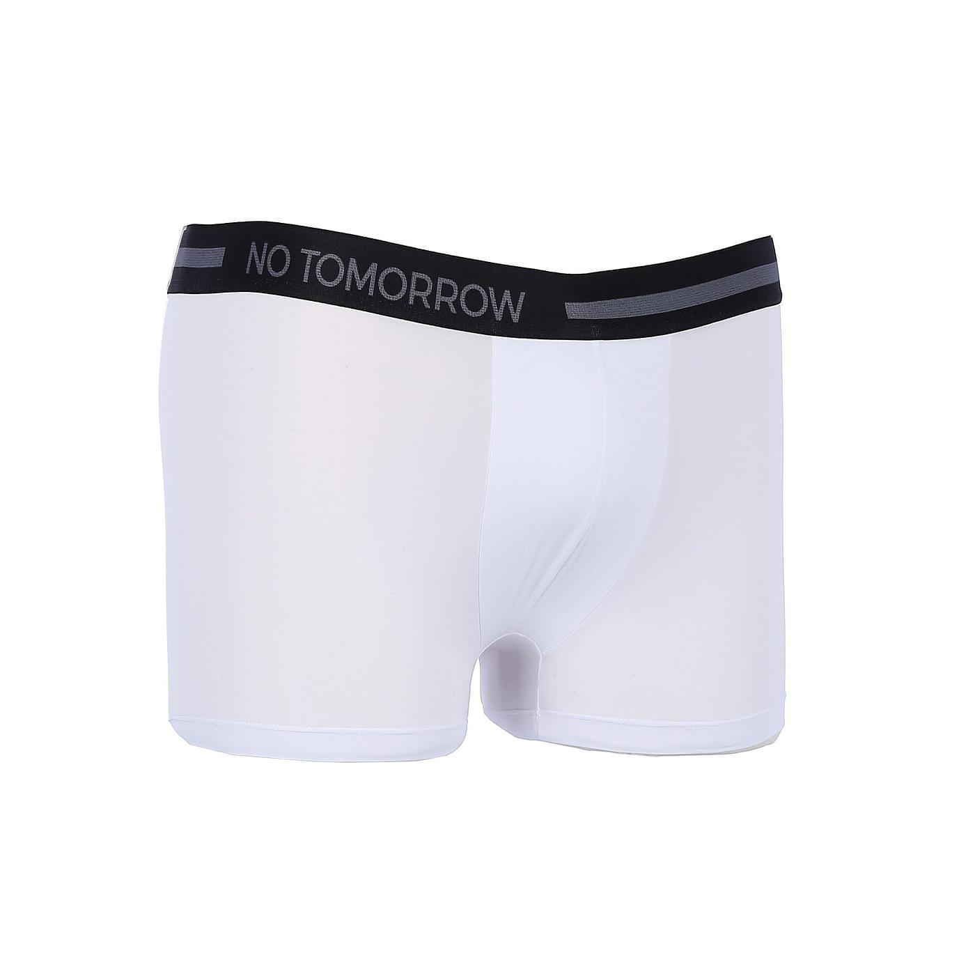 "AREN'T WE ALL SINNERS?" White Microfiber Trunk - Image 2