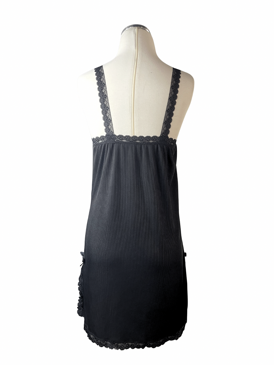Black Side Slits Slip - Image 2