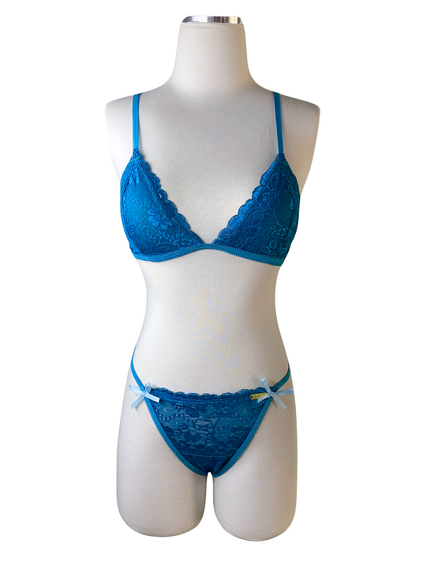 Turquoise Lingerie Set