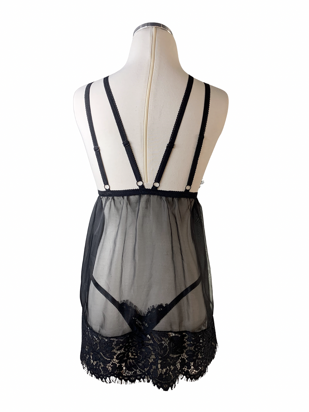 Pure Temptation Black Baby Doll Set - Image 2