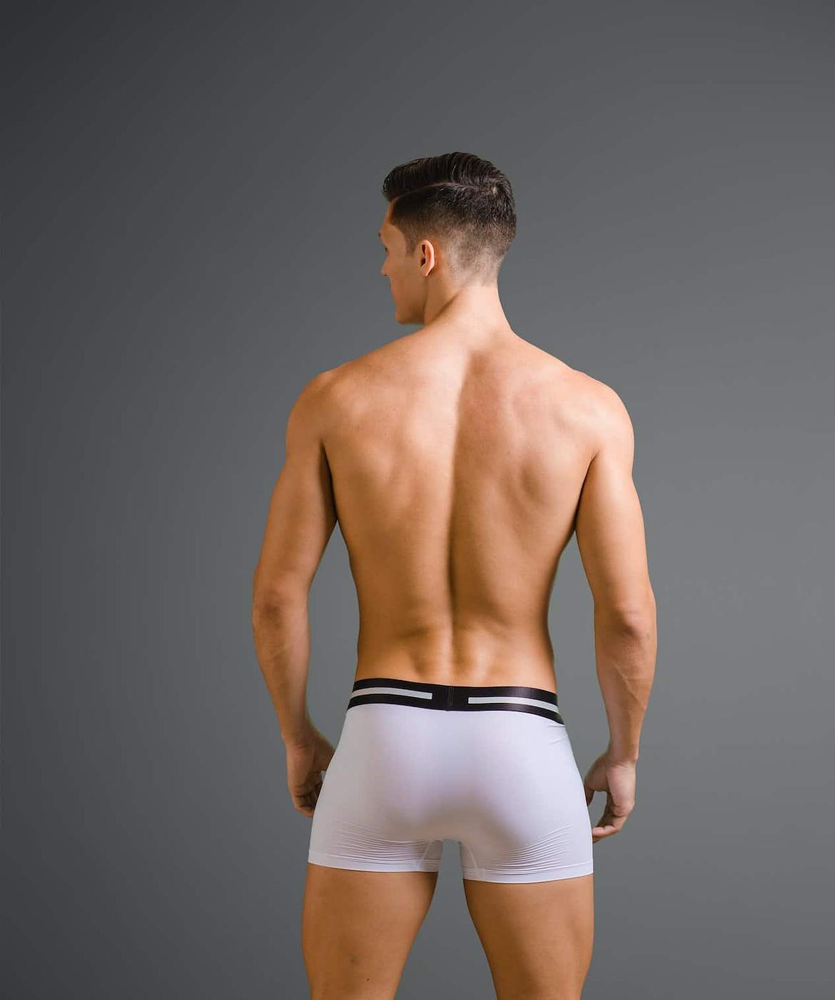 "NO TOMORROW" White Microfiber Trunk - Image 3