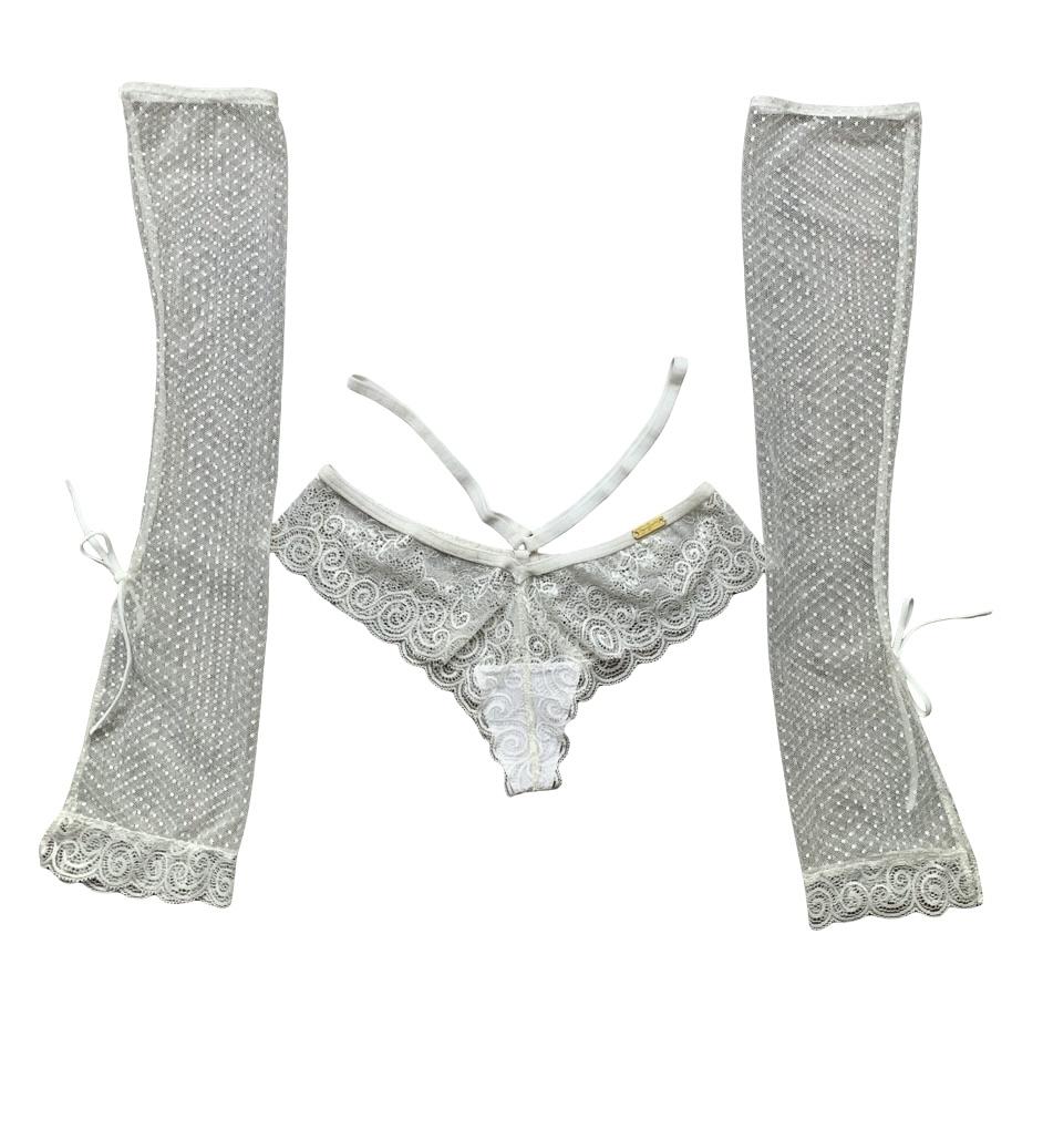 Cheeky Panty with Long Gloves