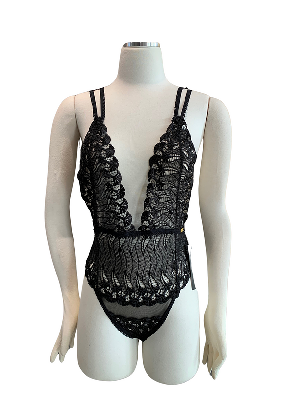 Black Enchanted Lace Signature Bodysuit