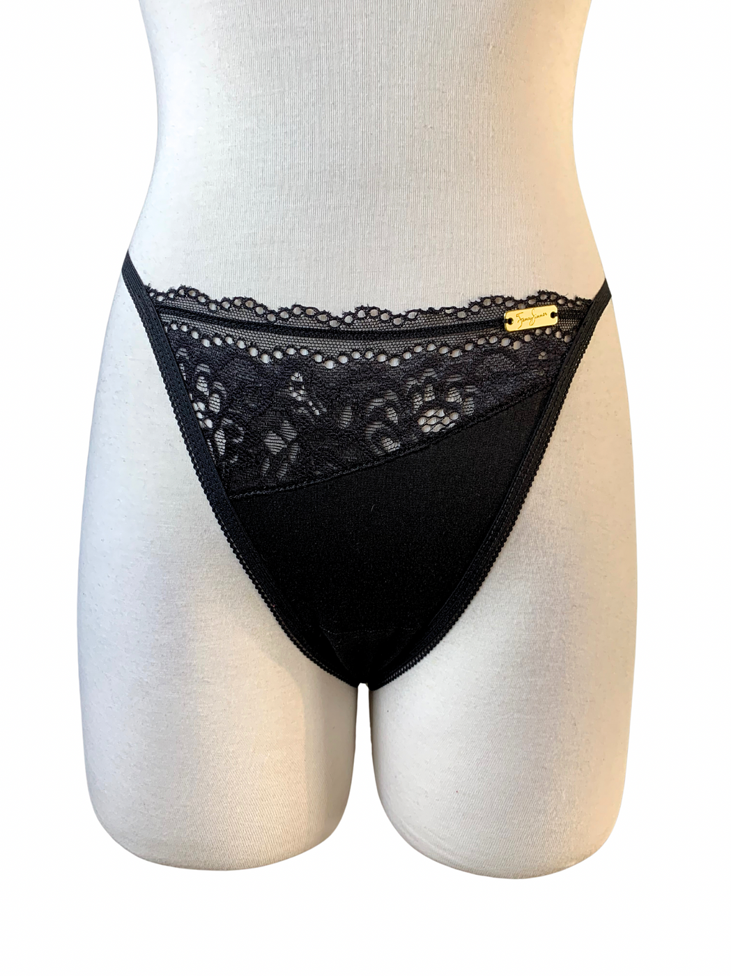 Asymmetrical Black Panty - Image 2