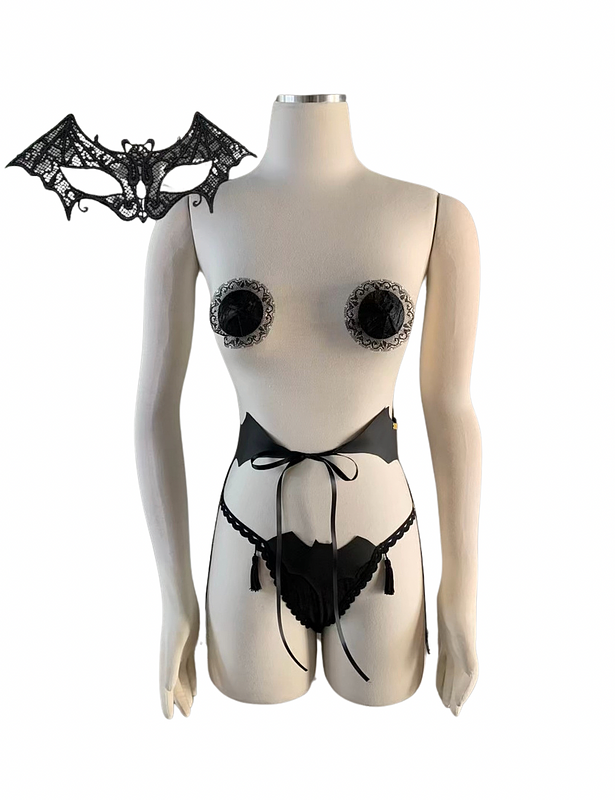 BATgirl Garter Set